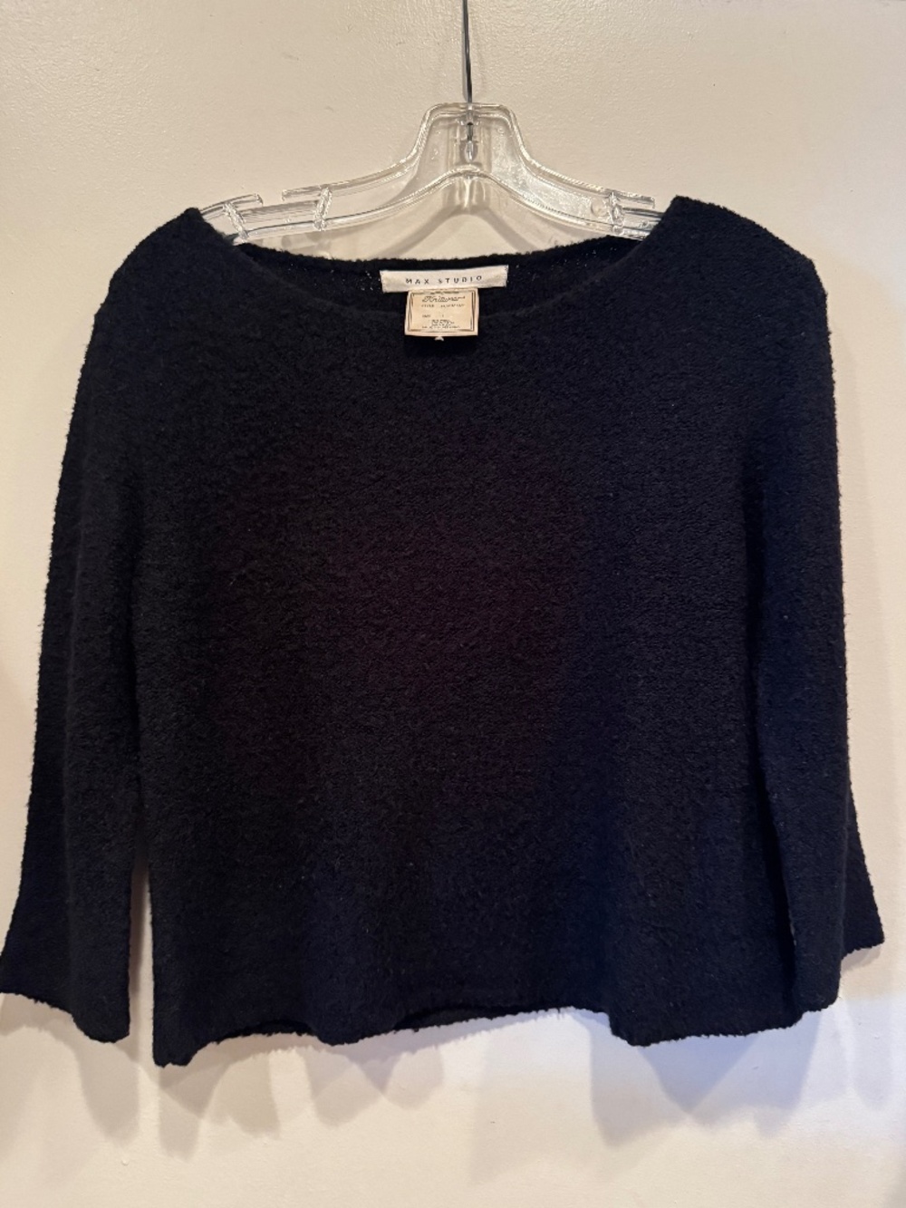 Max Studio Knitwear Sweater - Size S (Black)
